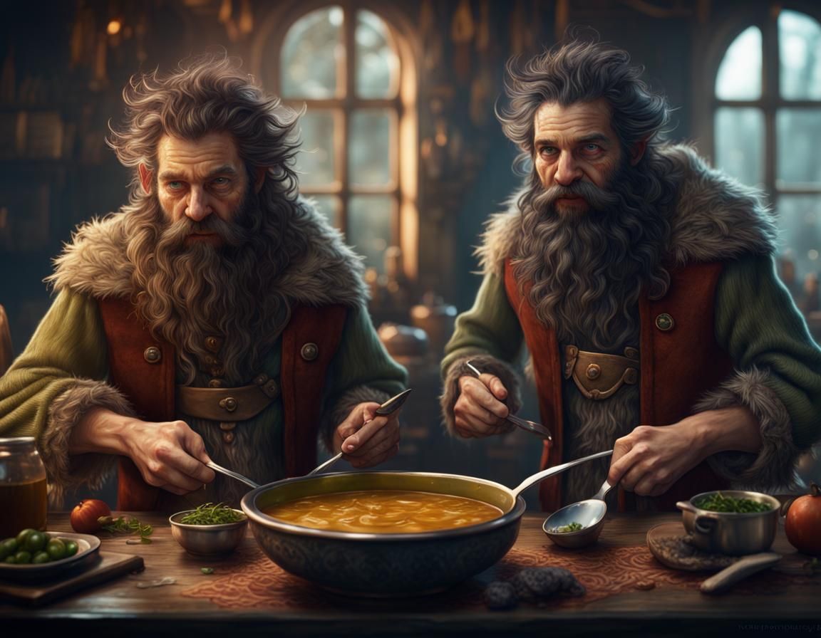 Twins Trade Soup: Fantasy Concept Art