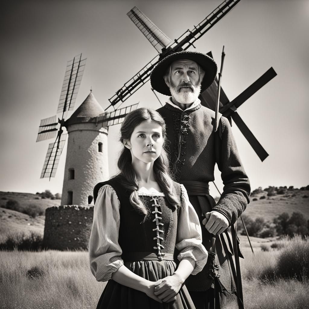 Anna Kendrick and Don Quixote: Vintage Photo