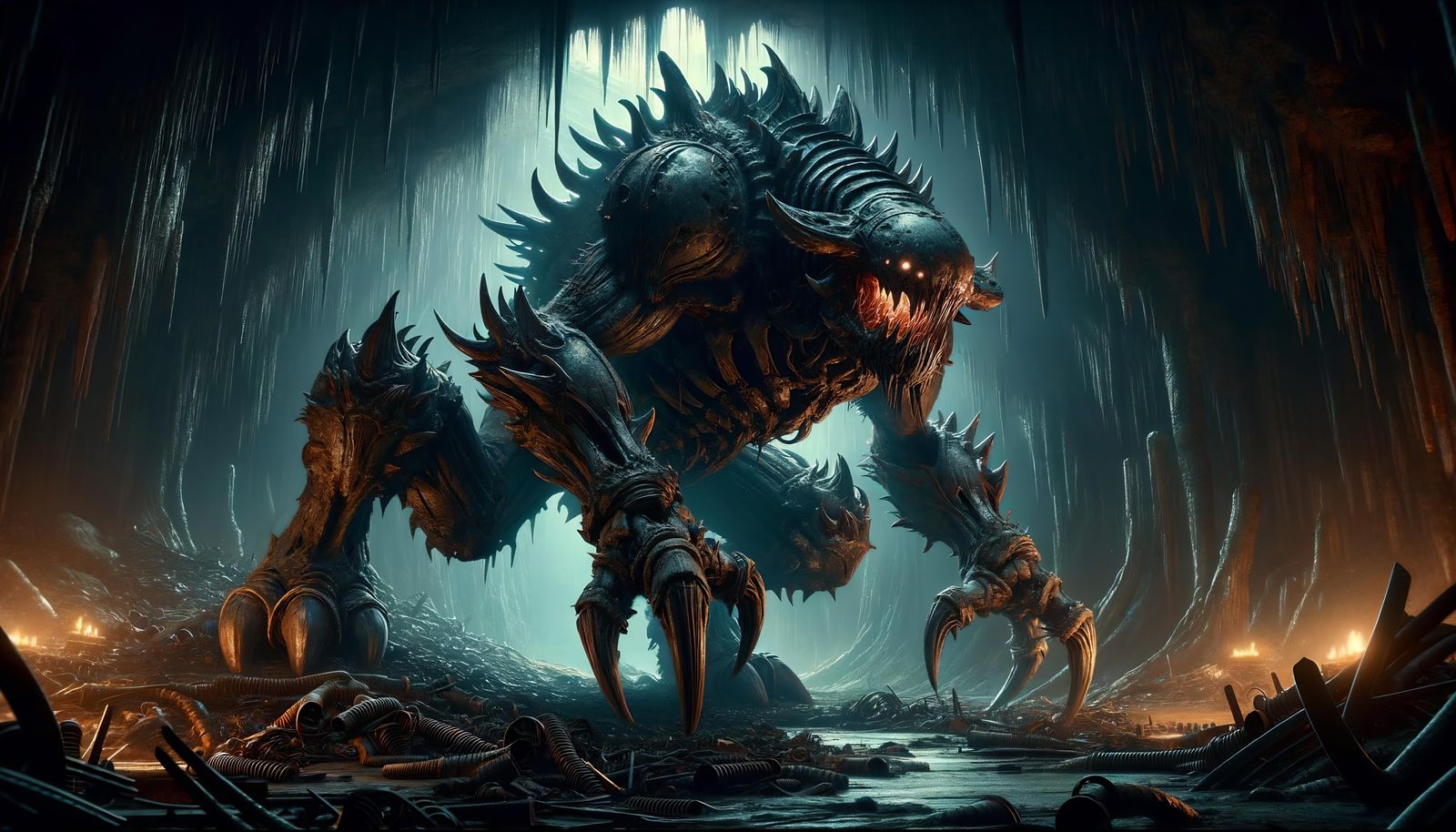 Lodestone Marauder in Underground Cavern