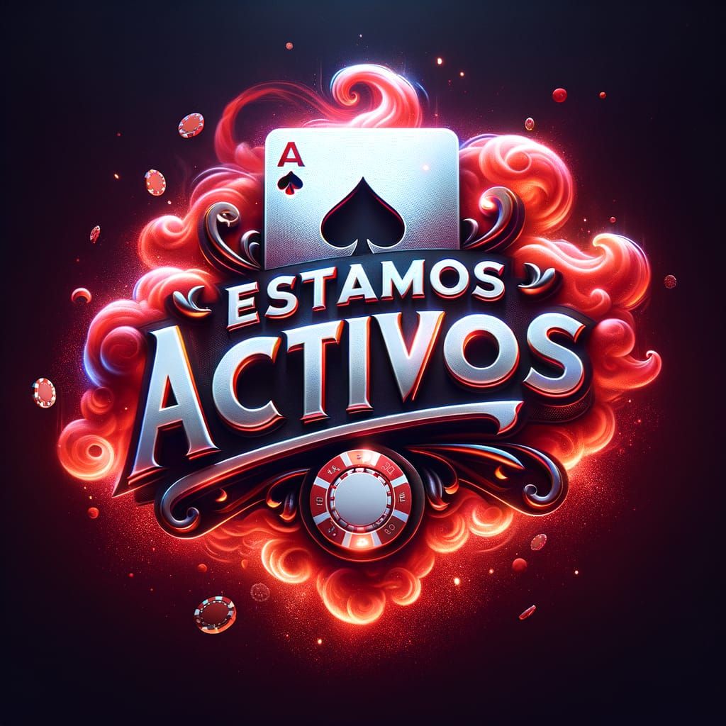 Metallic Logo Featuring Poker Card in Fantasy Art Style