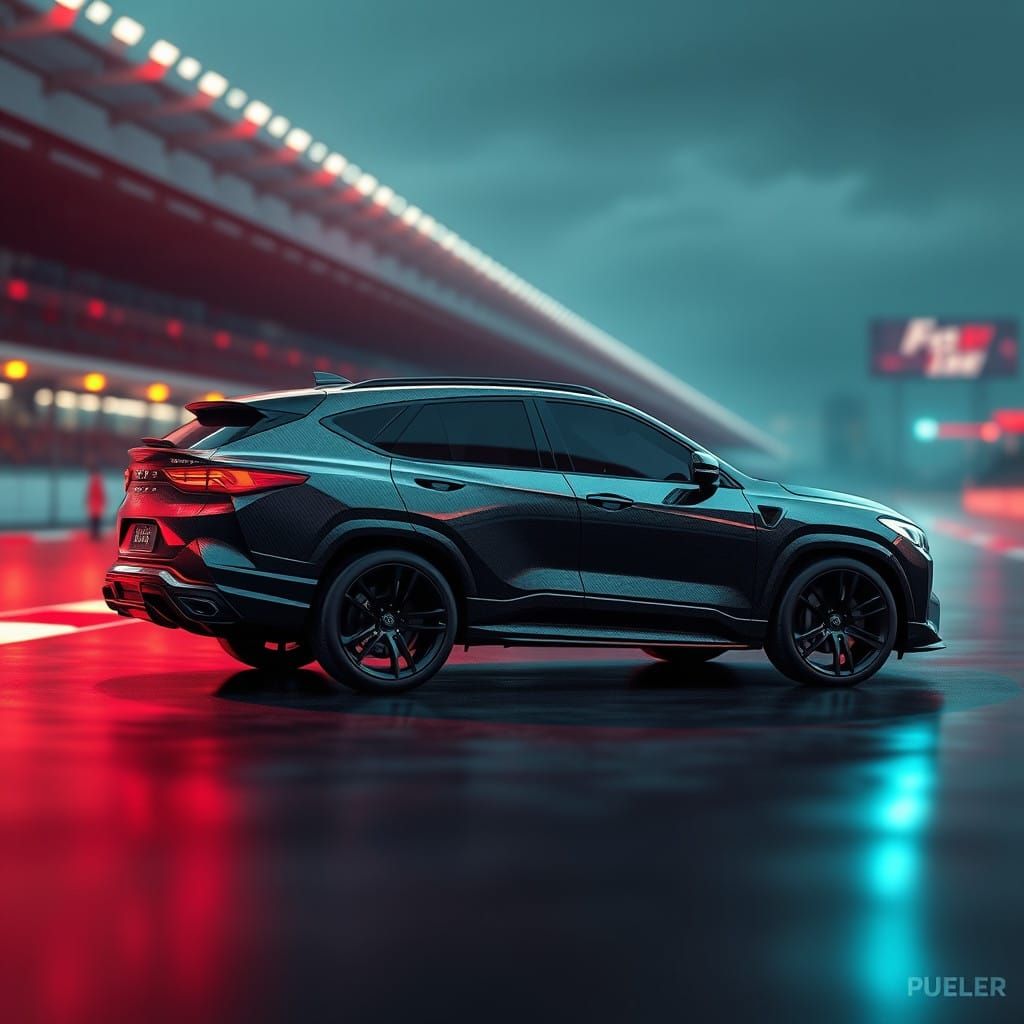 Luxury 7-Seater Super SUV in Initial D Style with Carbon Fib...