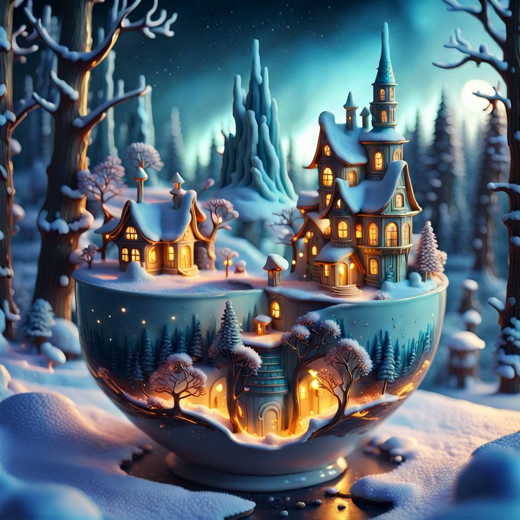 Magical City Pop-Up From Porcelain Cup