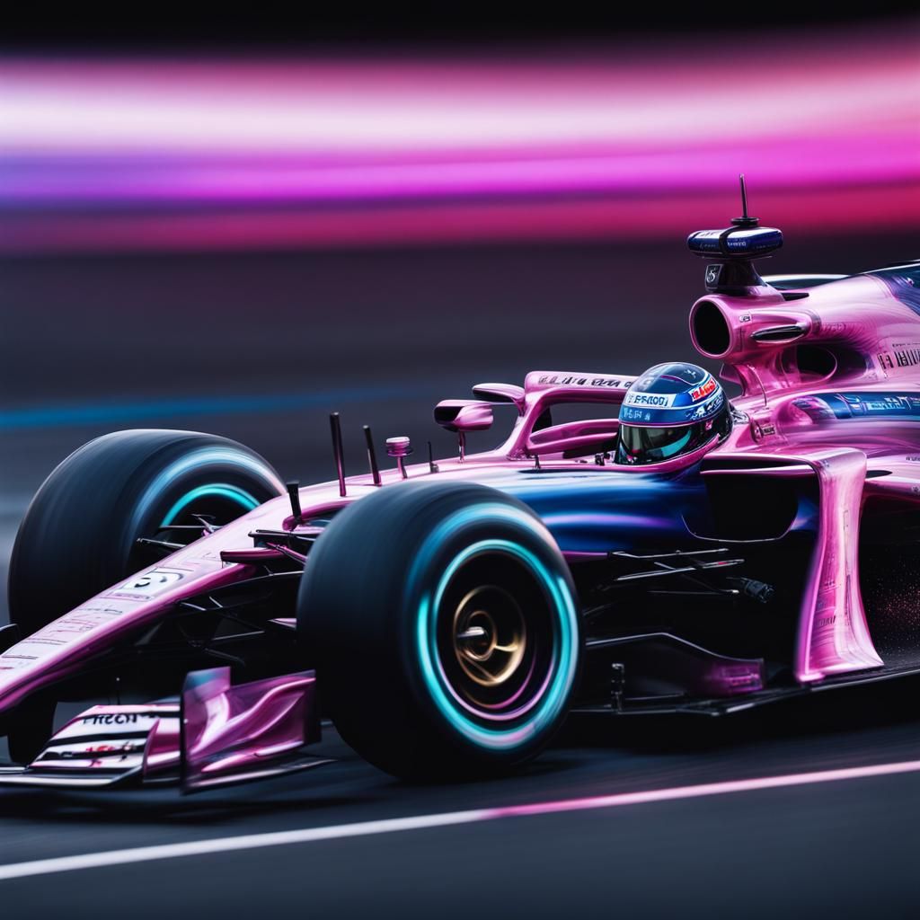 Formula 1 Races at Light Speed on Saturn