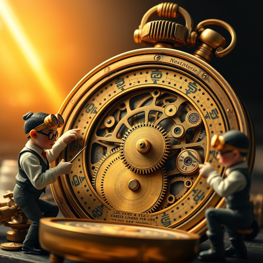 Clockwork Engineers Repair Majestic Pocket Watch in Victoria...