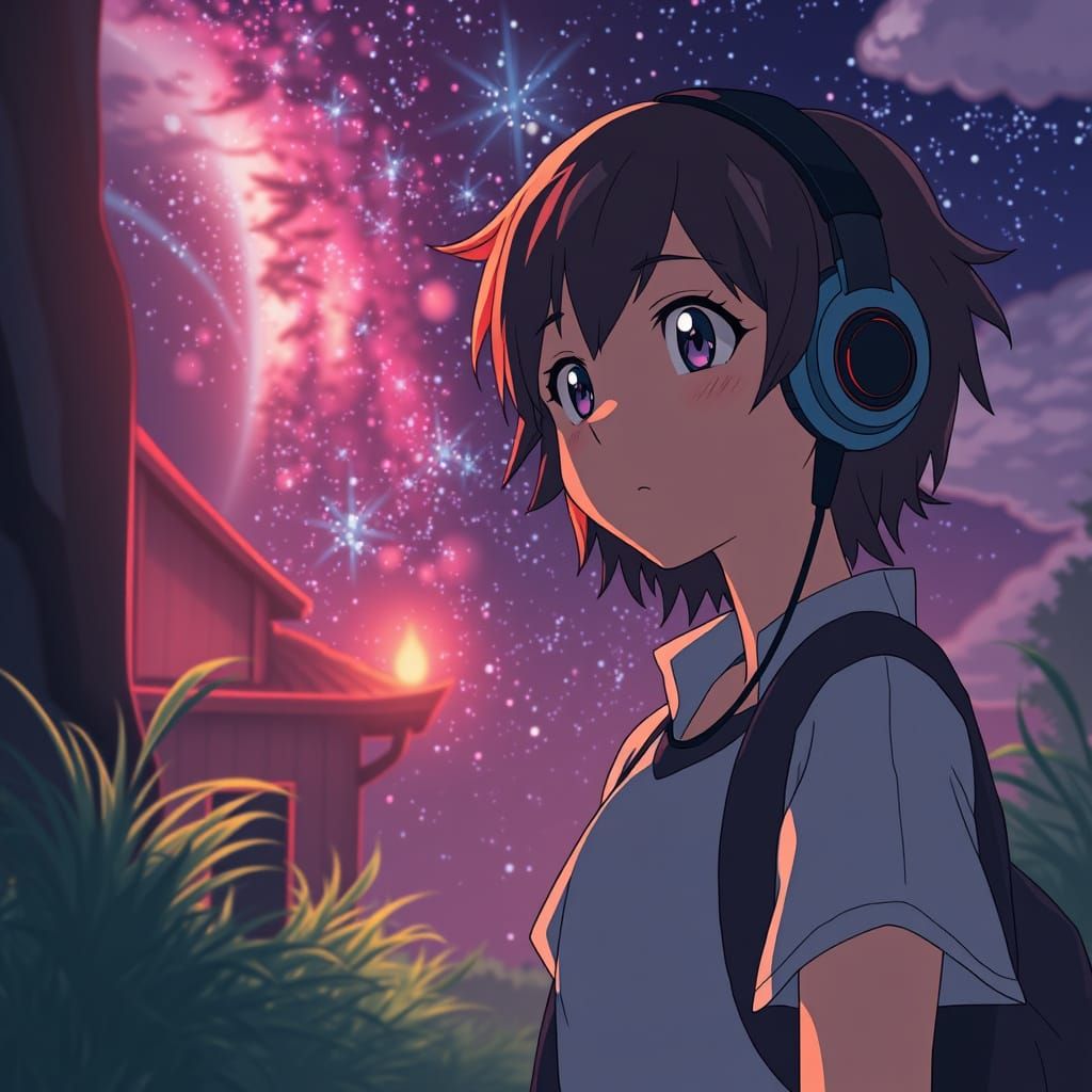 Descent into Digital Madness in a Dreamlike Anime World