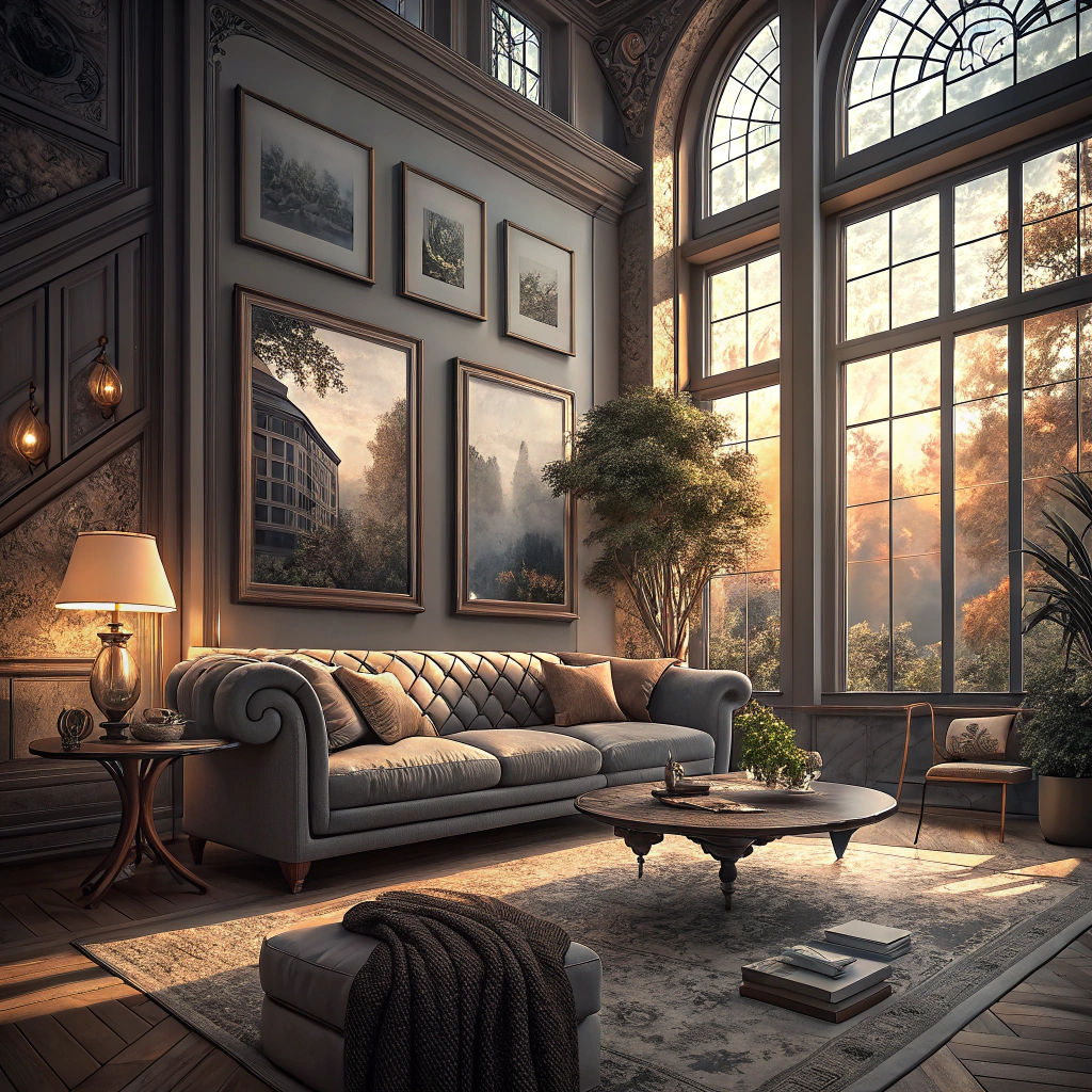 Modern Living Room Interior Design Photography