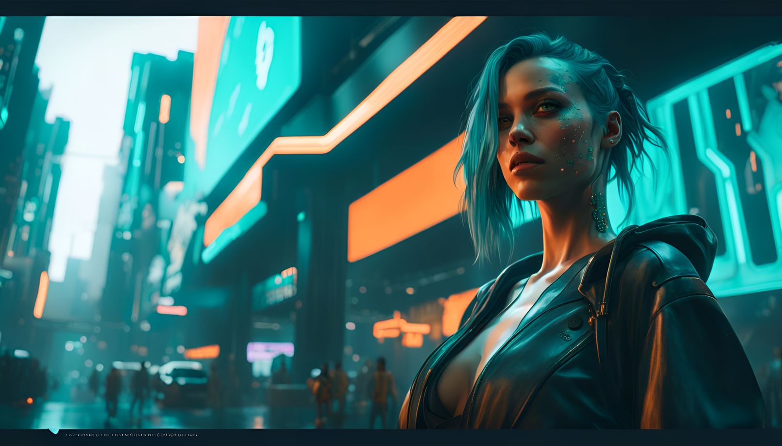 Cyberpunk City Concept Art in 8k Resolution