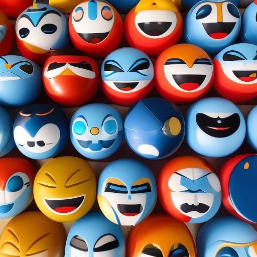blue colored Long Lost Emojis swimming inside a cup of coffe...