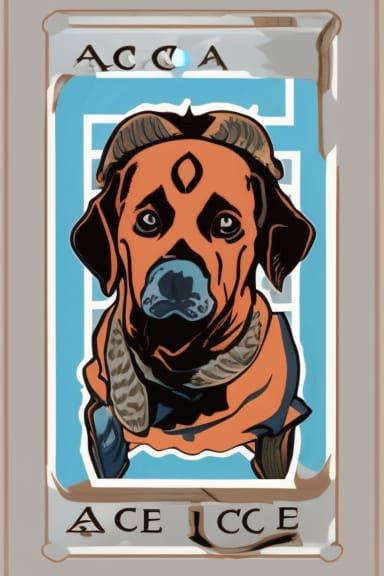 AI Generated Ace of Spades Card