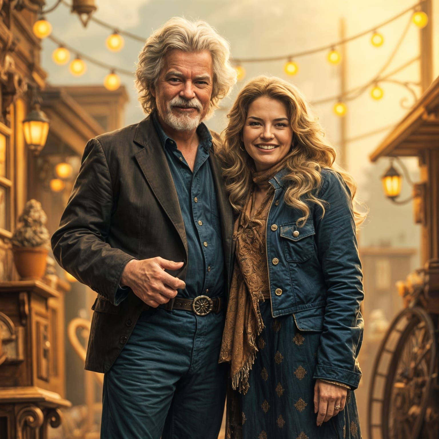 The Twain are Meeting! Image Generated by AI