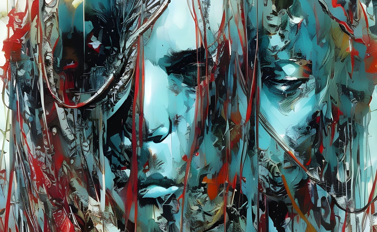 Jules Verne Submarine in Deep Sea, Colorful 3D Art