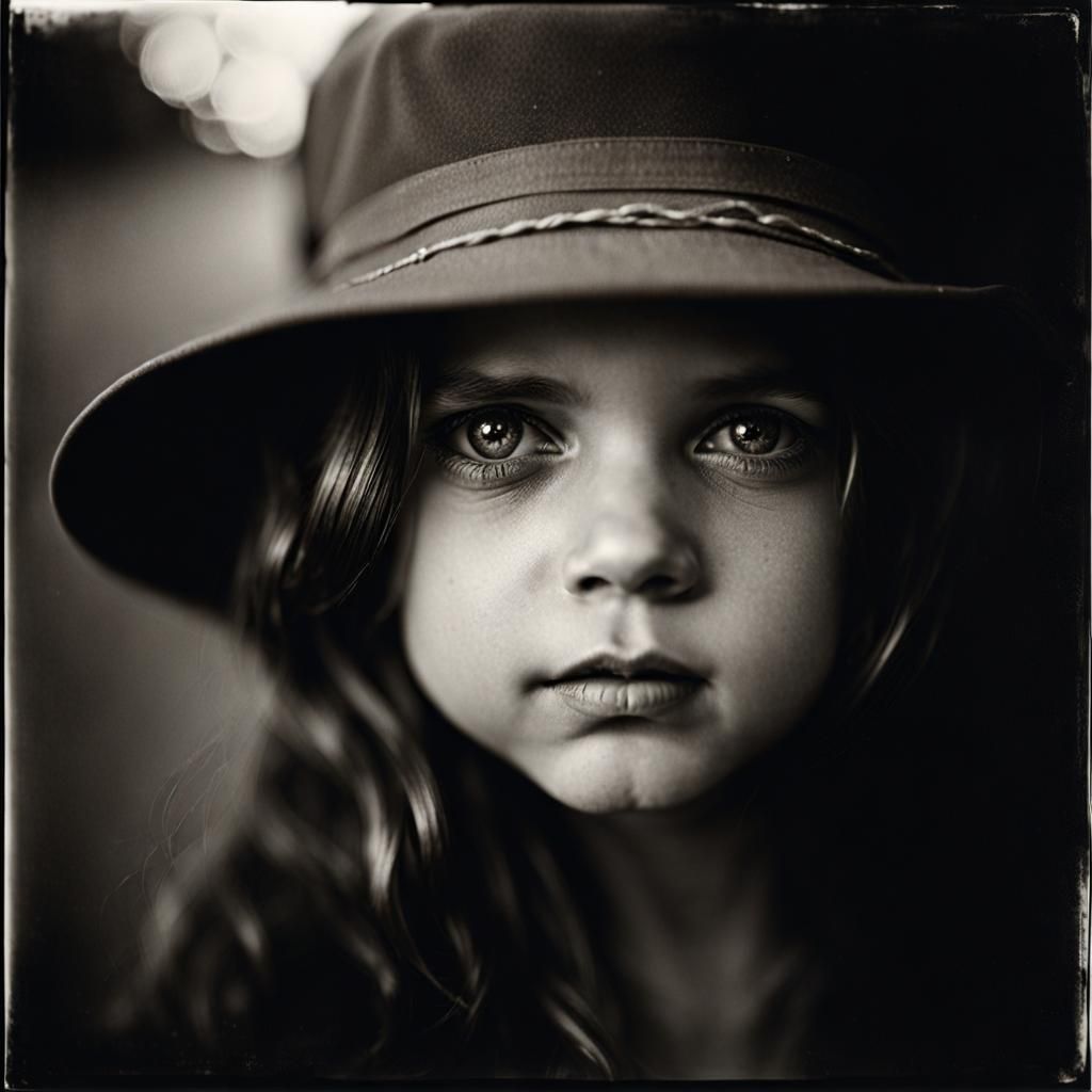 Evocative Portrait in the Style of Sally Mann