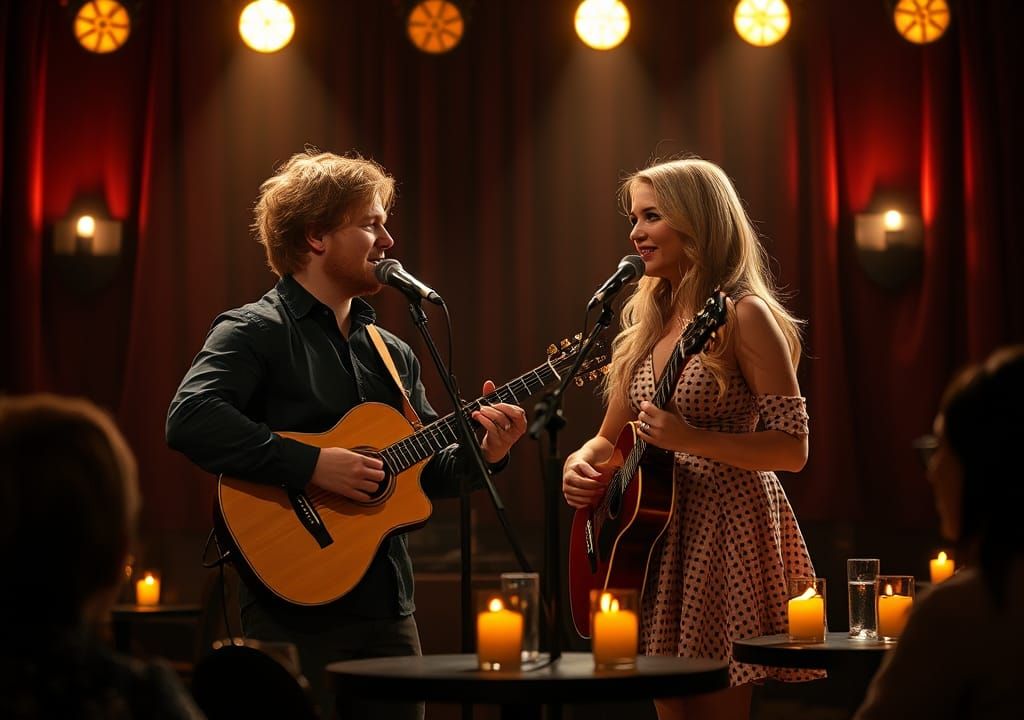 Love Duet in Cozy Jazz Club