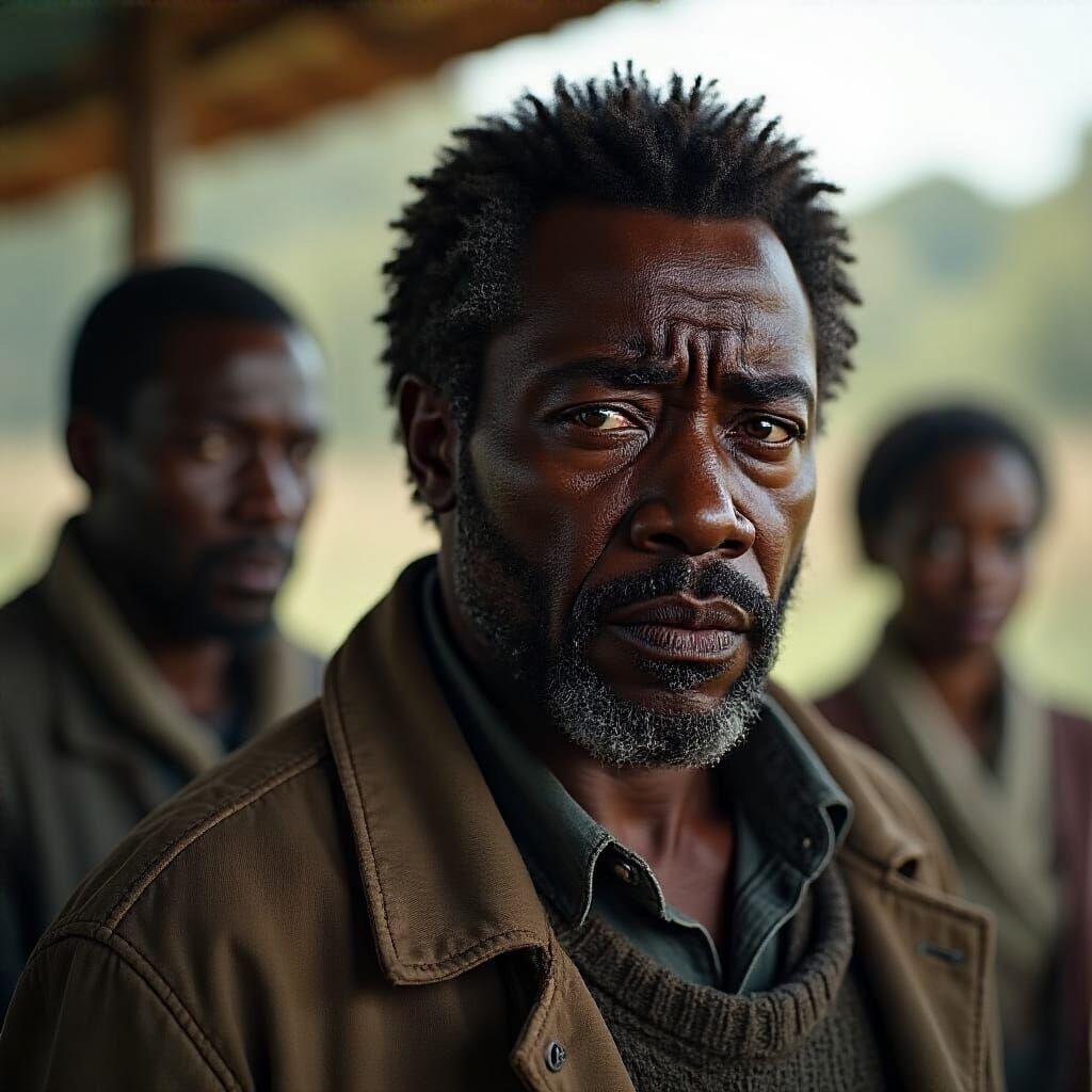 Cinematic Portrait of African Americans with Deep Shadows