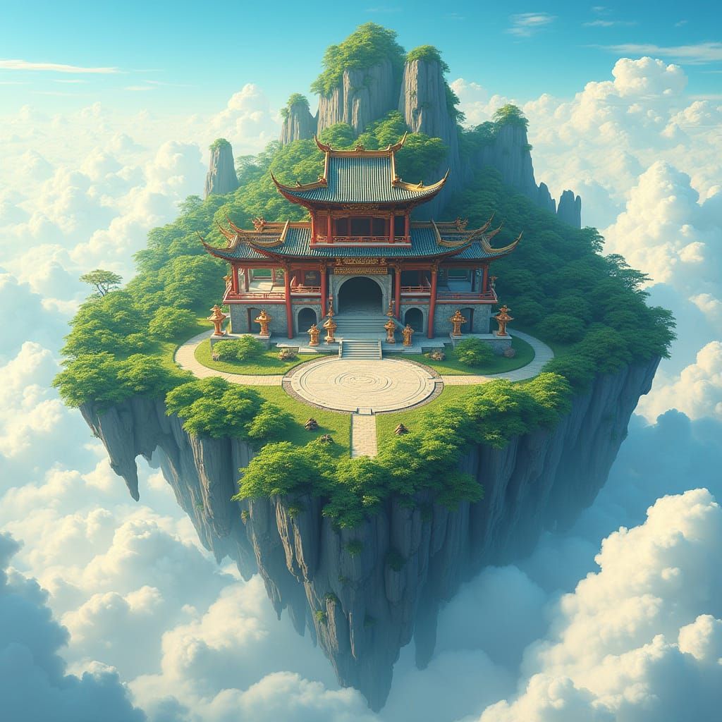 Dragon Ball: Serene Island Haven in Dragon Ball Z Style