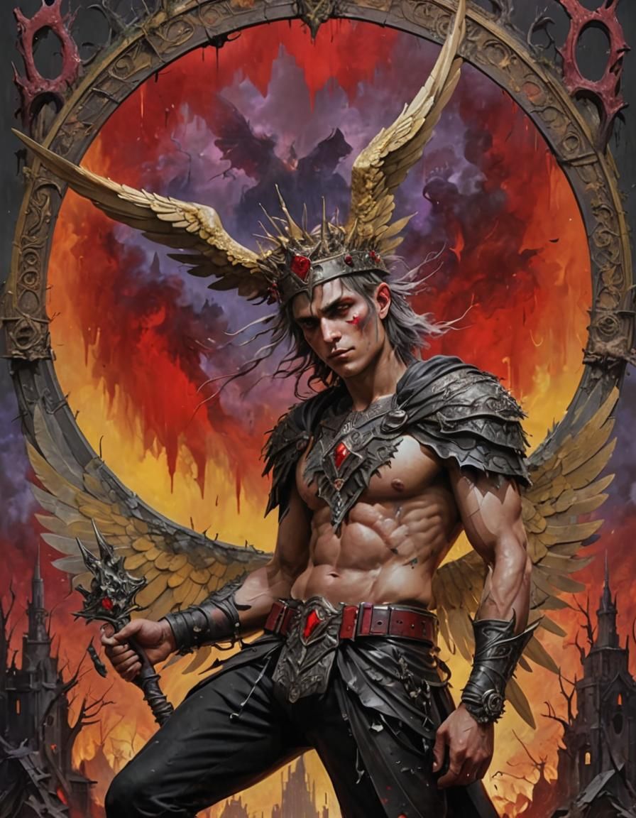 Zephyrus in Post-Apocalyptic Ecopunk Cityscape