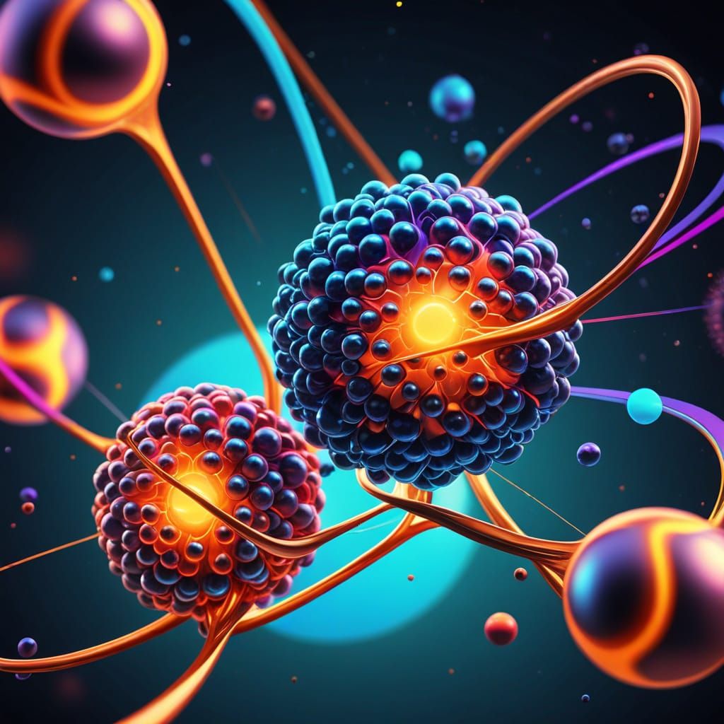 Ionic Bond Formation in Hyperrealistic Digital Art