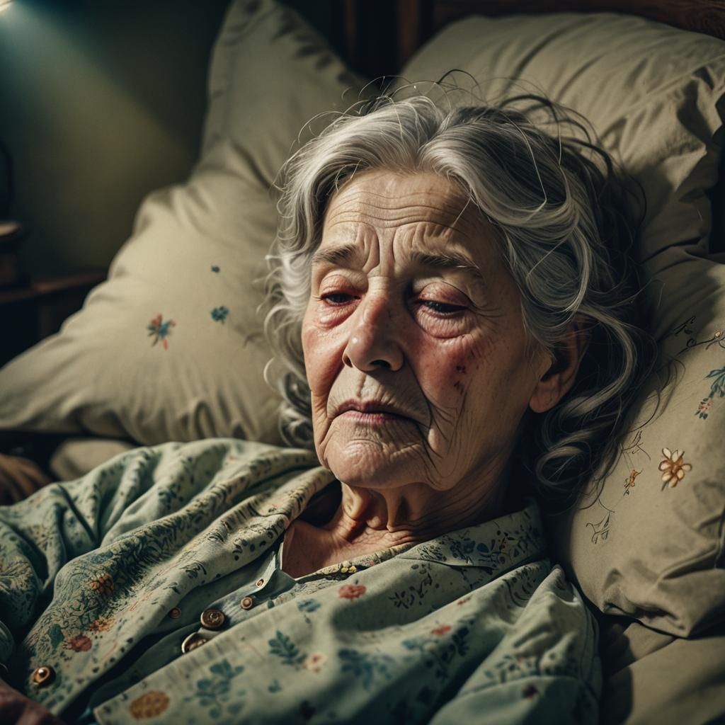 Dreaming Old Woman: A Cinematic Portrait