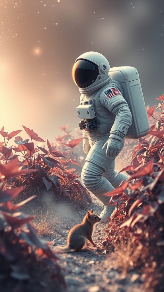 First Human Steps on Equ, a New World