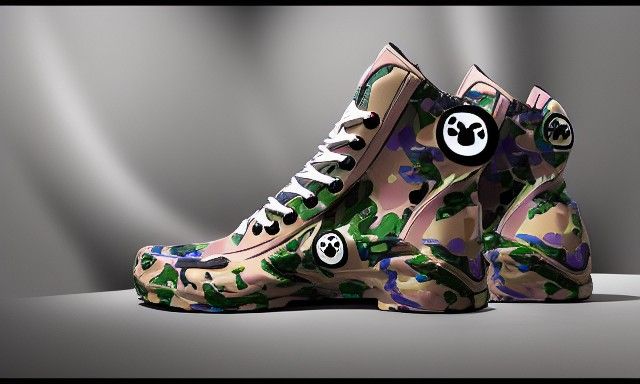 Bathing Ape Surreal Concept Art in 8K