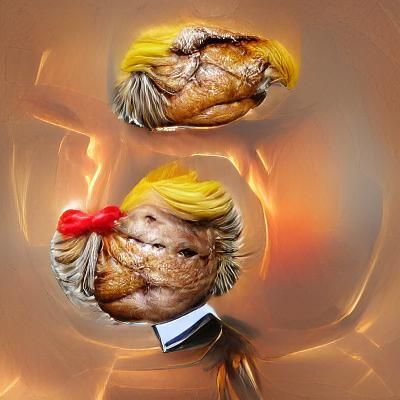 Donald Trump as Rotisserie Chicken