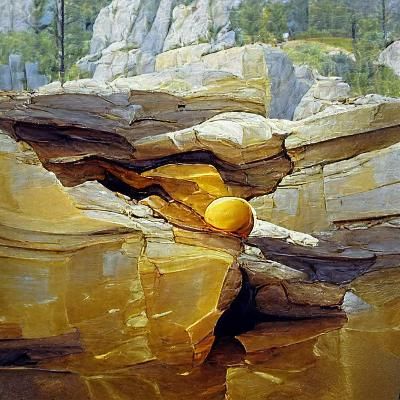 Yellowstone National Park: Oil Painting Landscape