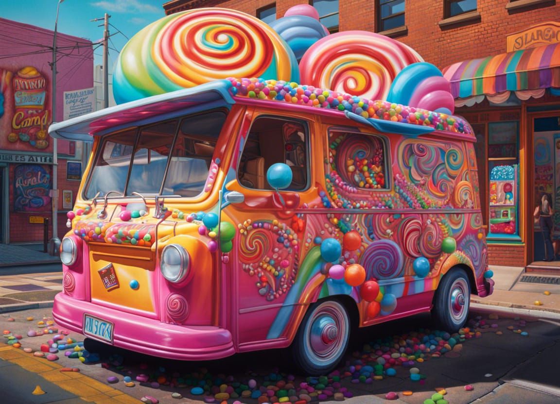 The candy van