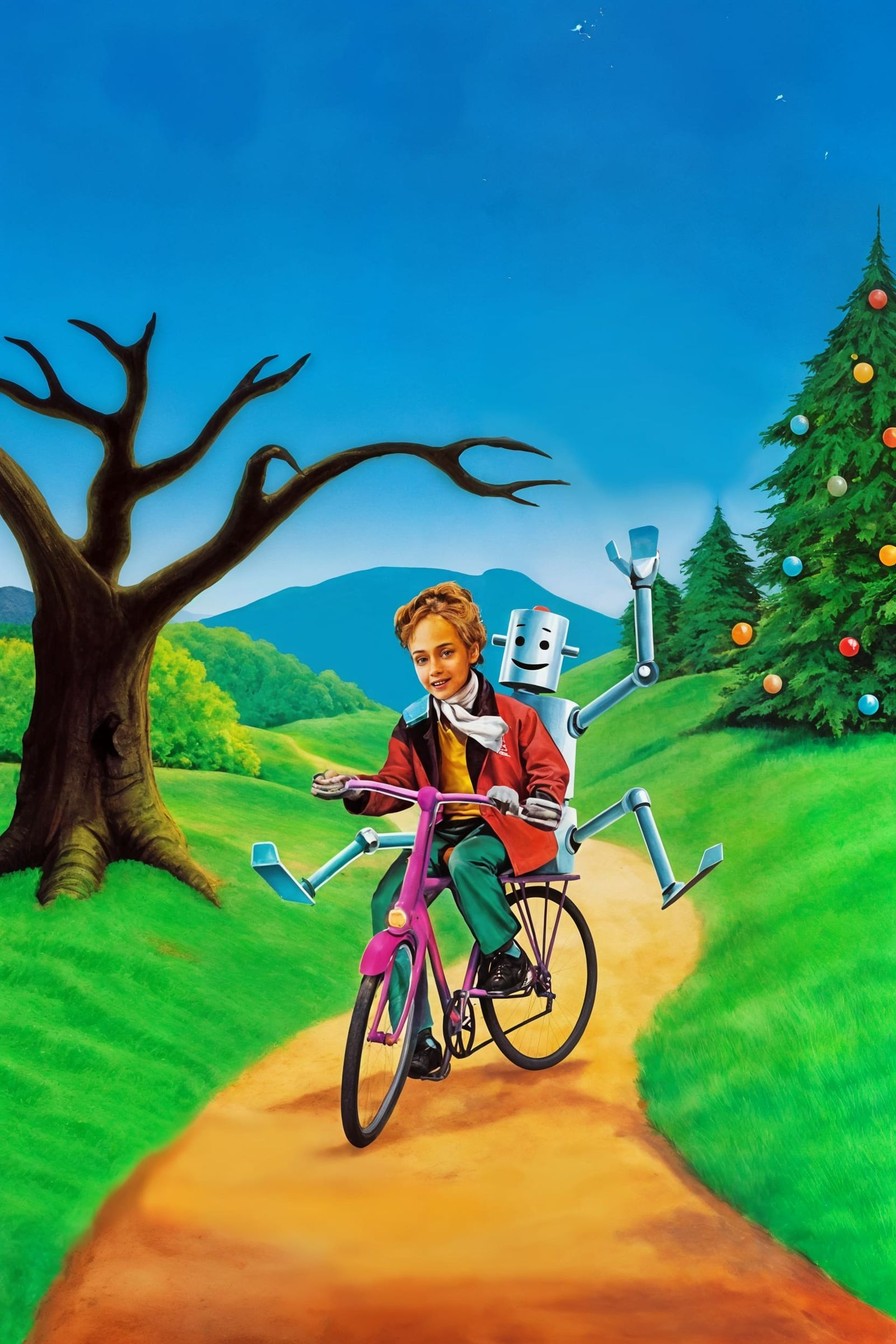 Abstract Geometric Shapes in Vibrant Color Gradients