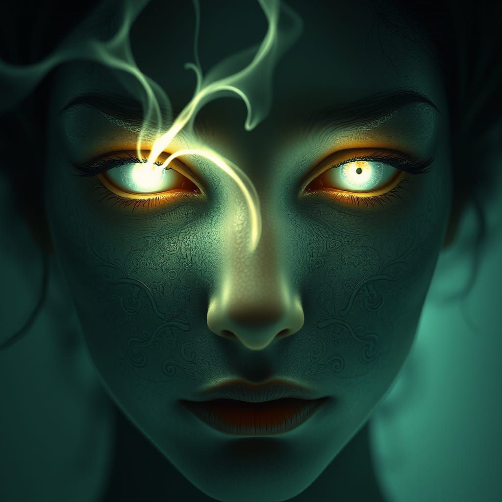 Pull the essence of the soul out through the pupils hole