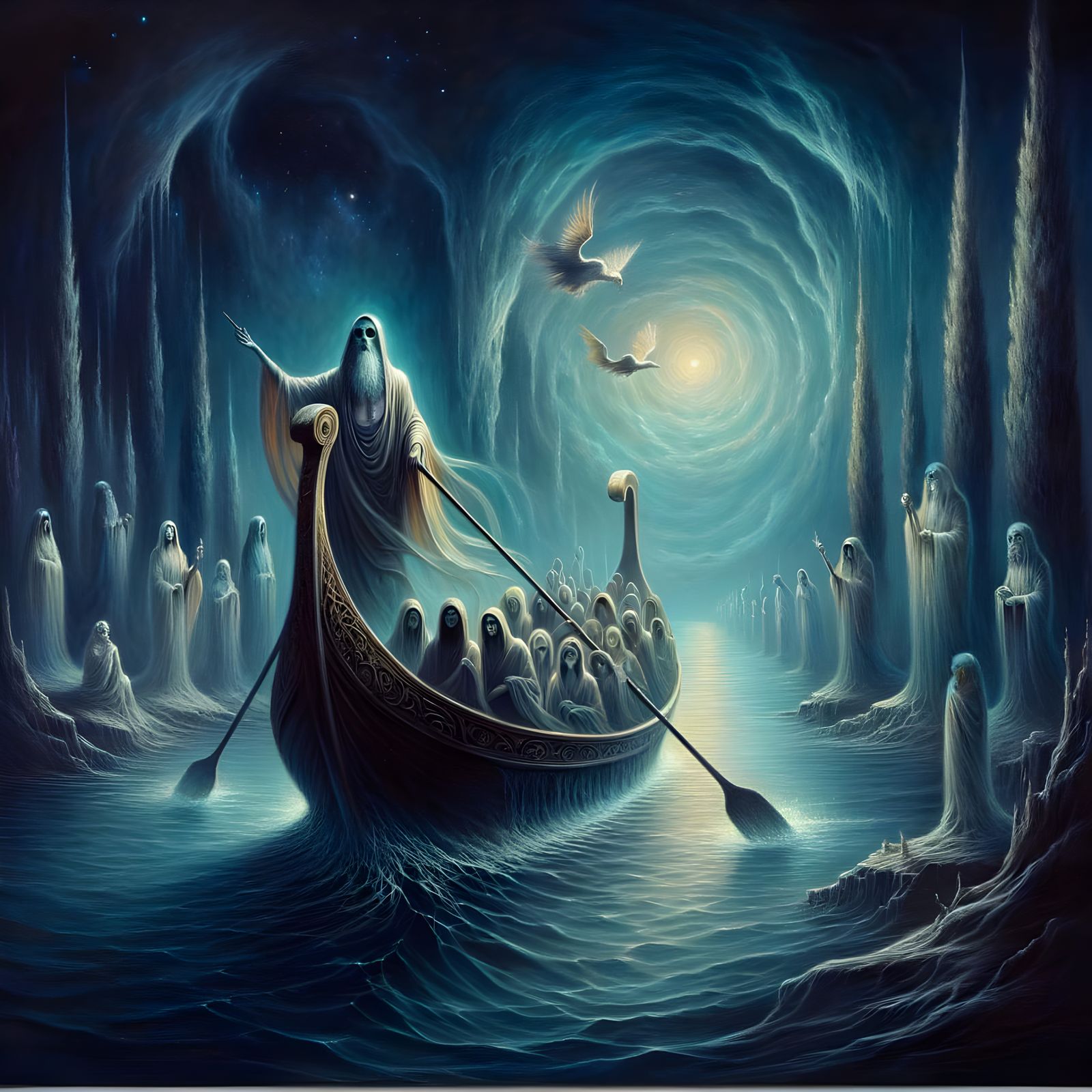 Charon the Ferryman: Mystical Voyage on the Styx