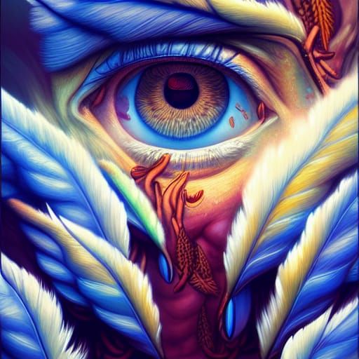 Hunter's Gaze: Detailed Digital Portrait in Fantasy Art