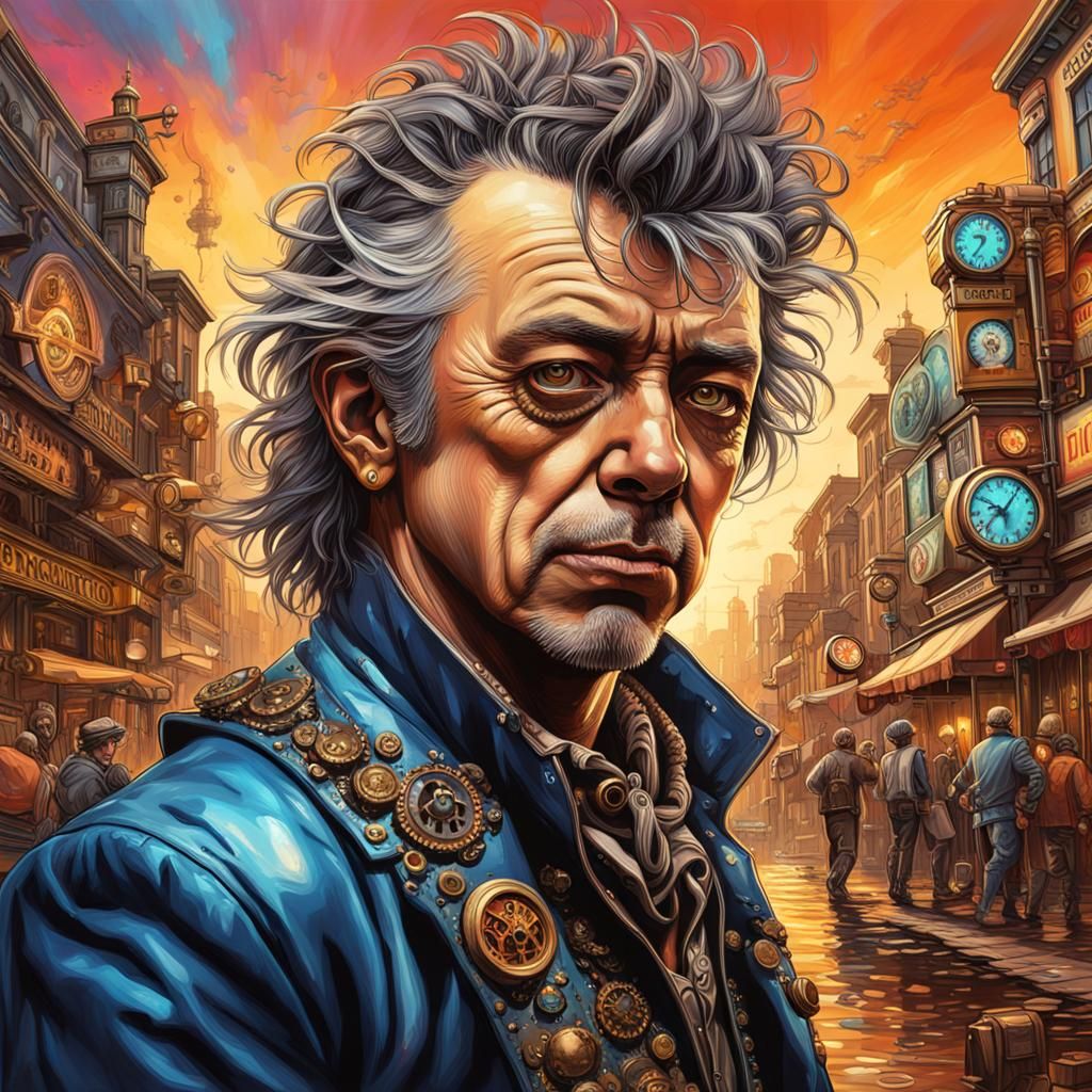 Steampunk Boomtown Rats: Hyperrealistic Detailed Concept Art
