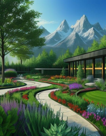 Surreal Landscapes in Vibrant Color Palette