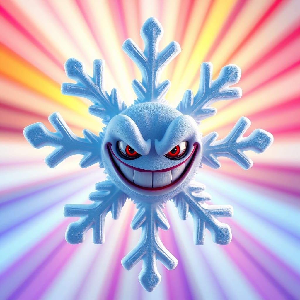 Mischief in the Snow: A Vibrant Disney Pixar-Inspired Snowfl...