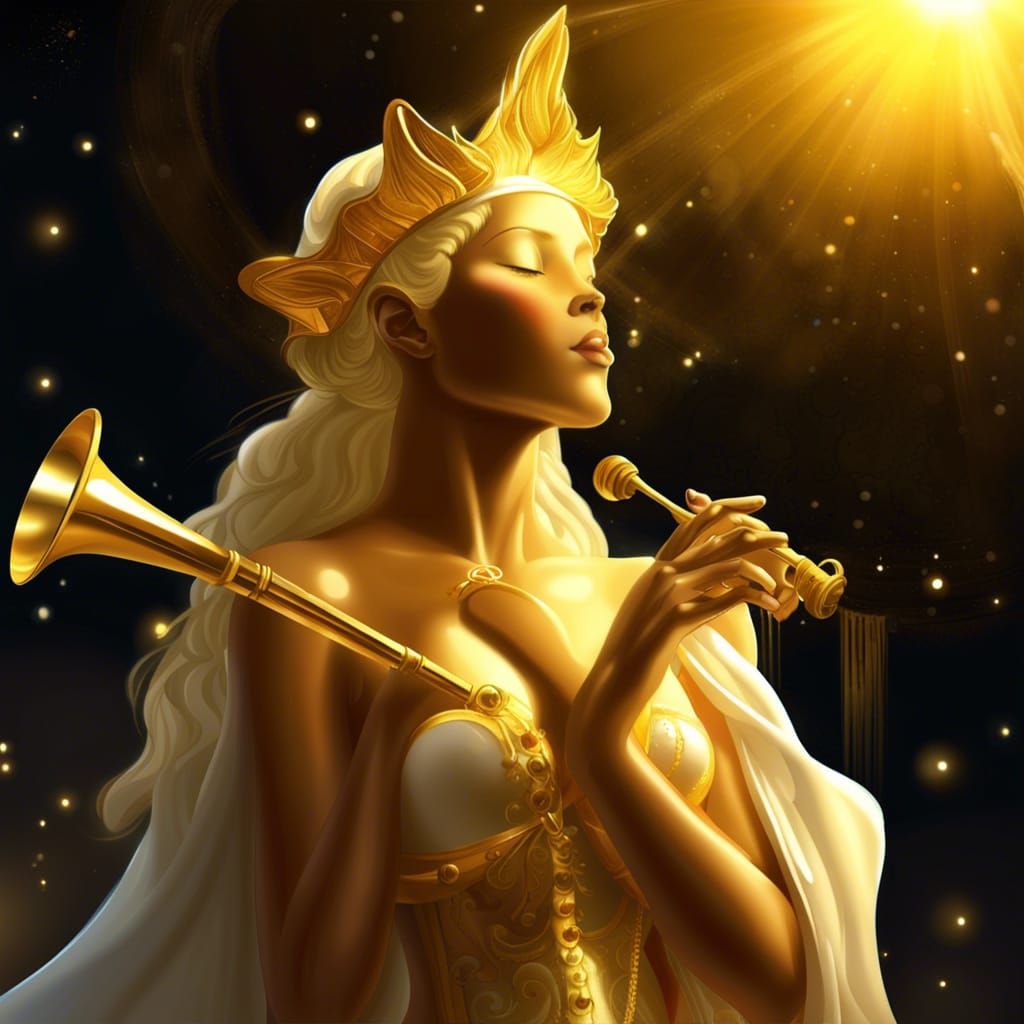 Goddess of Dawn with Scepter and Scales