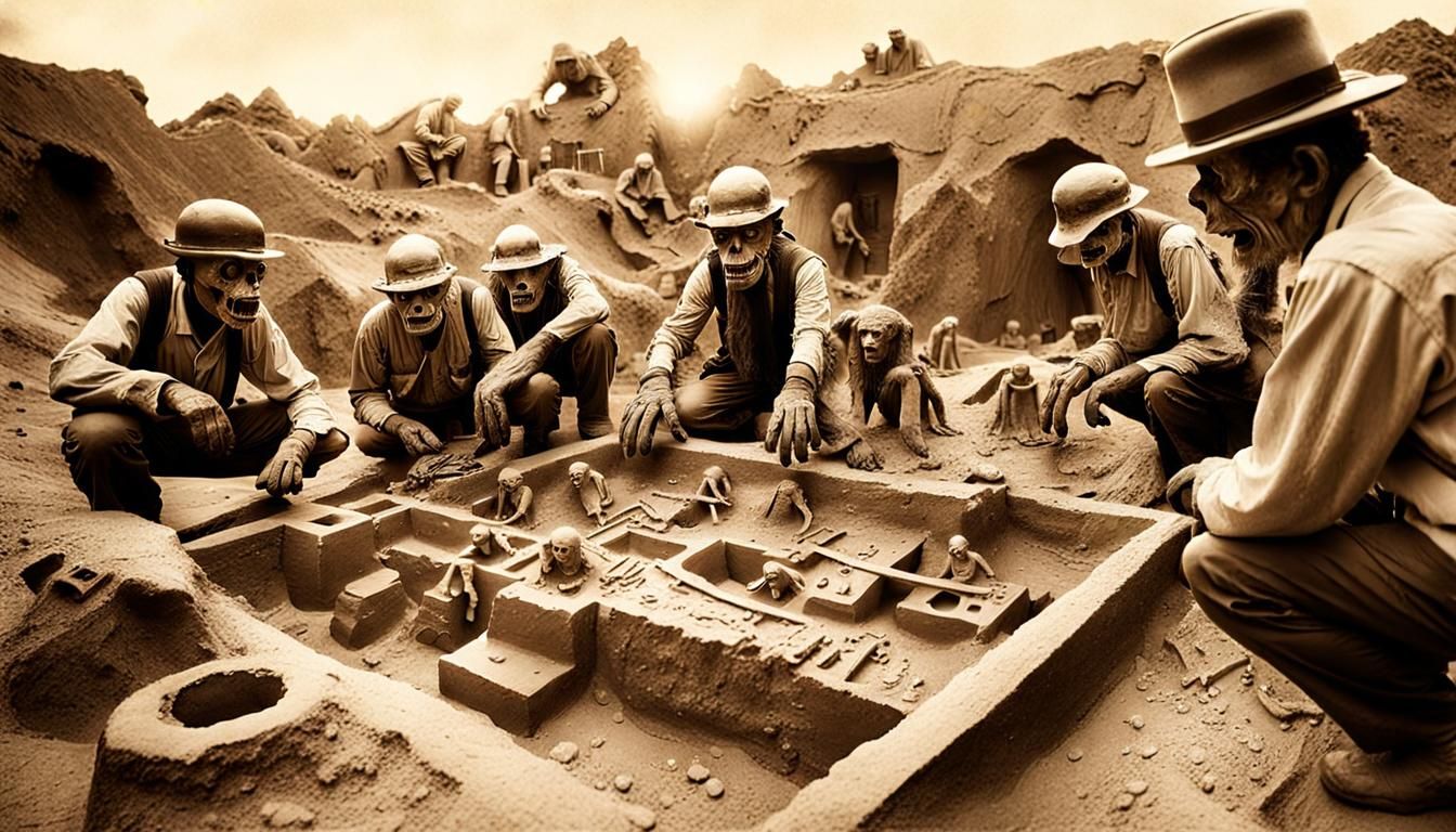 Archaeologists Discover Ancient City with Intricate Zombie S...