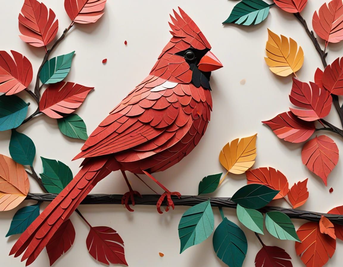 Cardinal Papercraft