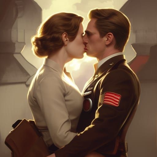 Peggy Carter and Steve Rogers