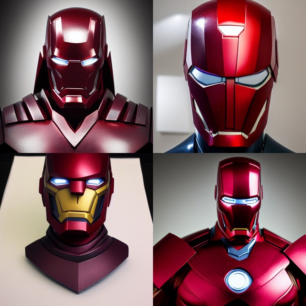 Magneto Iron Man Fusion Bust Digital Art