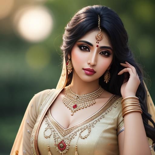 Desi Girls: Professional Photography with Bokeh