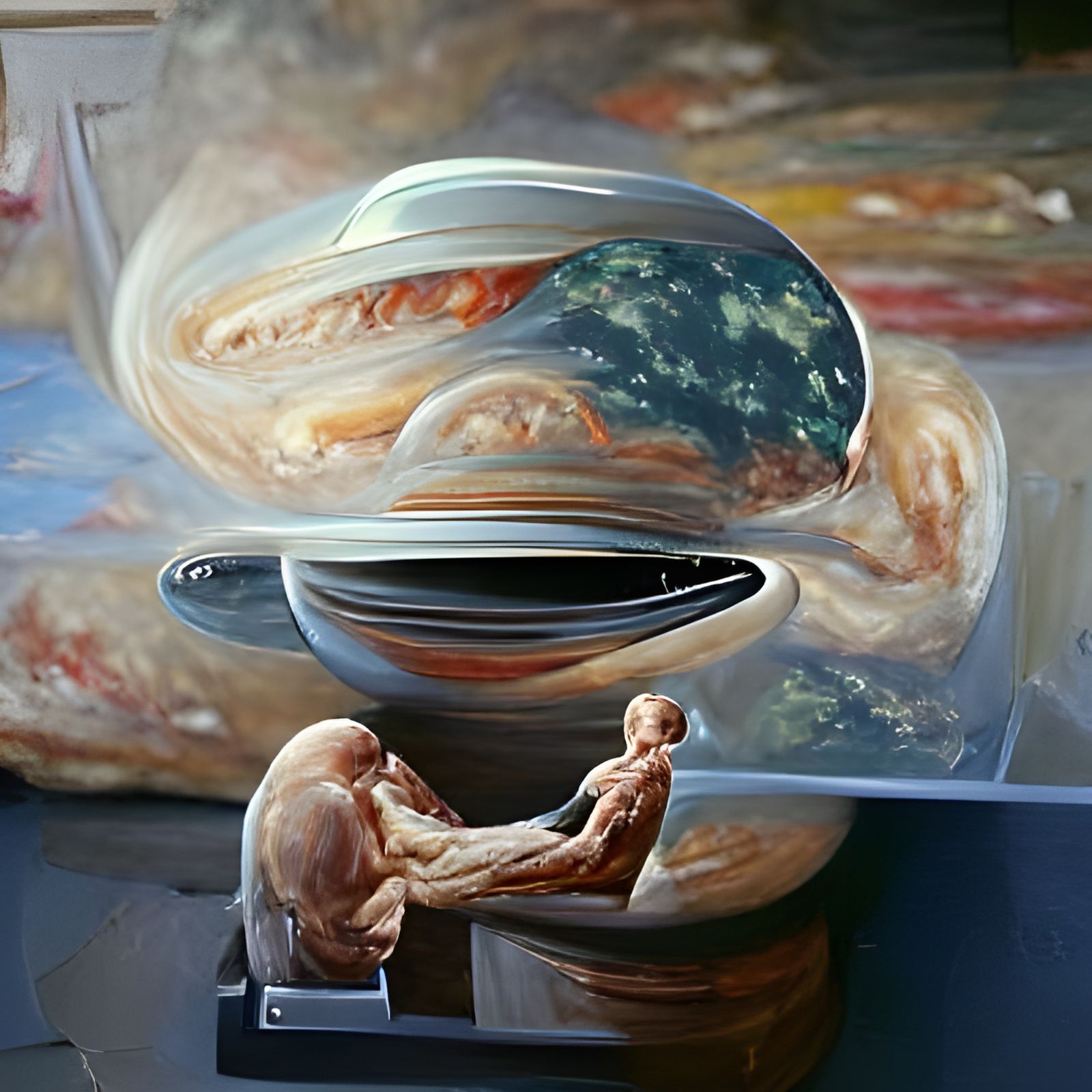 Philosophical Oil Painting Inspired by James Gurney