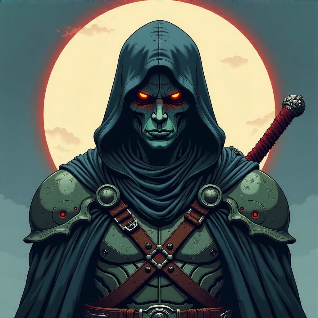 Grimdark Fantasy Landscape in an Evocative Style