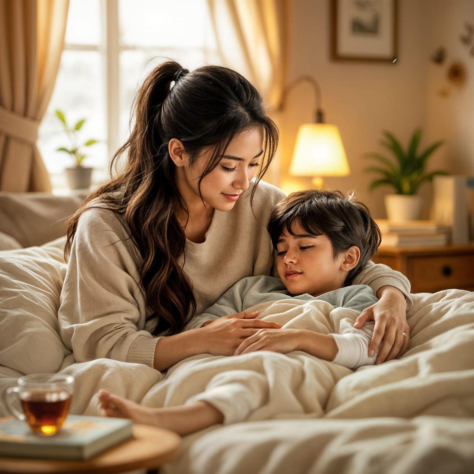 Sisters really care about their younger siblings. I have one...