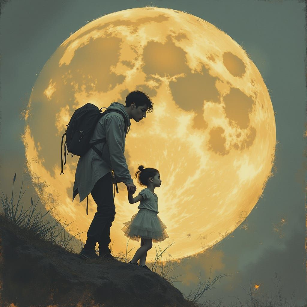 Moonlit Serenade in Cosmic Jazz Style