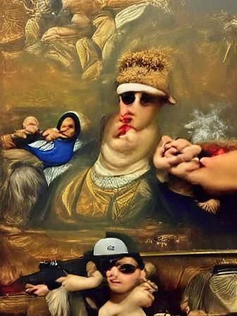 Renaissance Painting: A Thug Life Parody