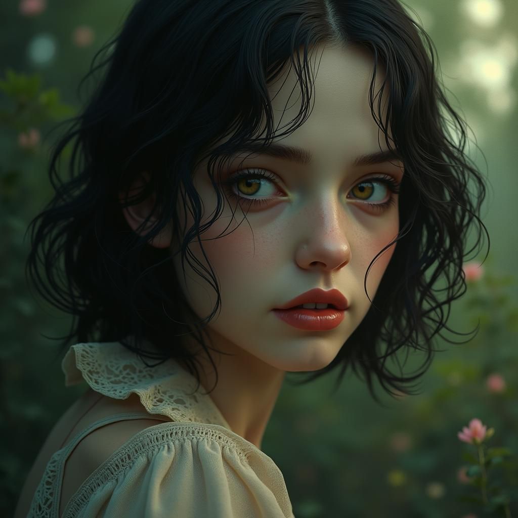 Alice Cullen: Detailed Matte Painting in 8k