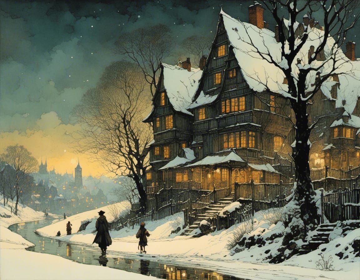 Hopeful Sunrise in a Faded Landscape