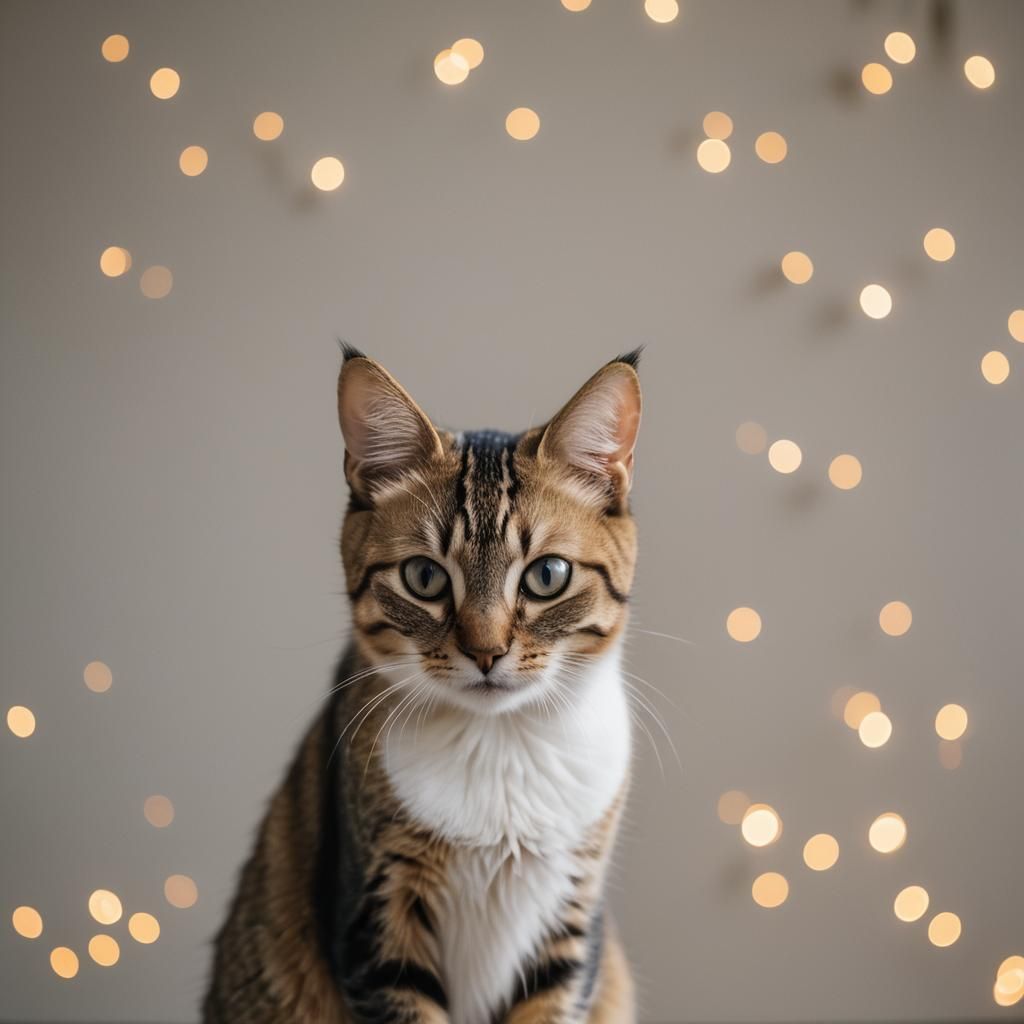 Siamese Cat Portrait in Professional Photography Style