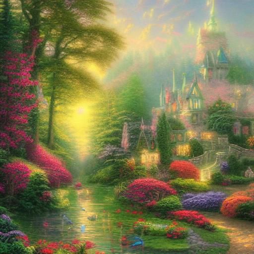 Ethereal Utopia: A Hyperdetailed Fantasy Landscape