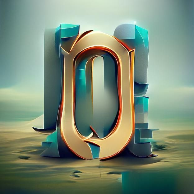 Elegant Art Deco Letter O Typography